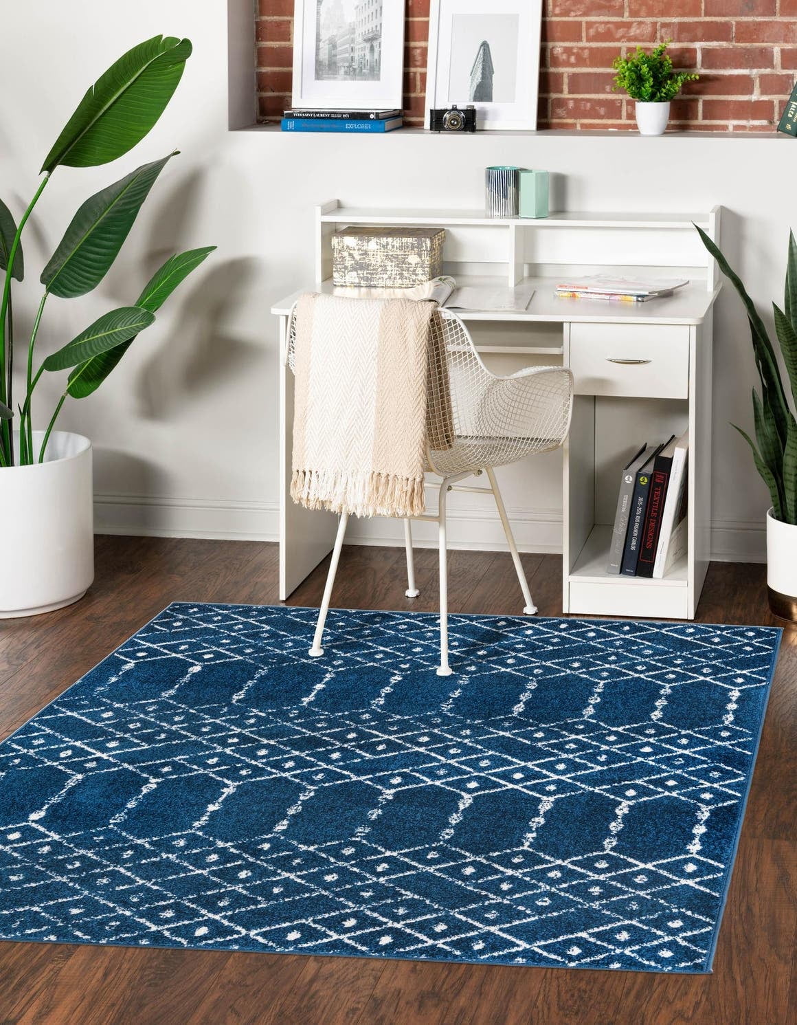 Unique Loom Tribal Trellis Collection Area Rug - Alaoui (7' 10