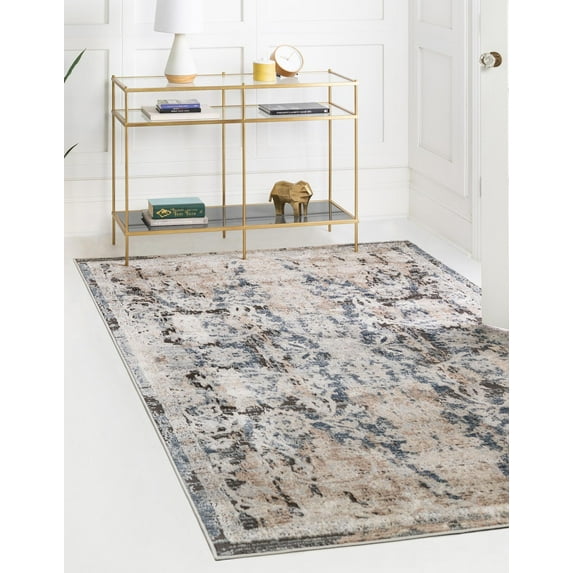 Unique Loom Albany Portland Rug , 10' 0" x 14' 0" ,Navy Blue