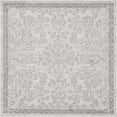 Unique Loom Portland Collection Area Rug Albany (6' 1" Square Ivory