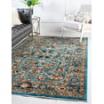 thumbnail image 1 of Unique Loom Alcott Dorchester Rug , 9' 0" x 12' 0" ,Turquoise, 1 of 7