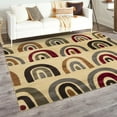 thumbnail image 1 of Unique Loom Cafe Collection Area Rug - Altissio (10' Square Cream/Brown), 1 of 13