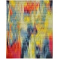 thumbnail image 1 of Unique Loom Amber Lyon Rug Multi/Blue 8' x 10' Rectangle Abstract Contemporary Perfect For Living Room Bed Room Dining Room Office, 1 of 6