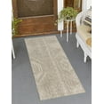thumbnail image 1 of Unique Loom Outdoor Bohemian Collection Area Rug - Anthro (3' 3" x 14' 1" Runner Gray/Ivory), 1 of 6