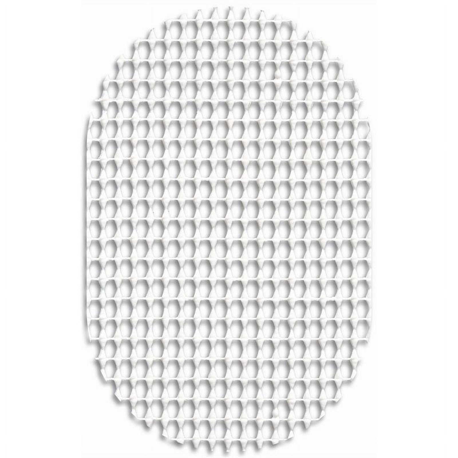 Unique Loom AntiSlip Rug Pad Cream 3' x 5' Oval Solid Perfect For