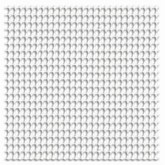 Unique Loom Anti-Slip All Surface Slim Indoor Use Rug Pad (5' 1" Square)