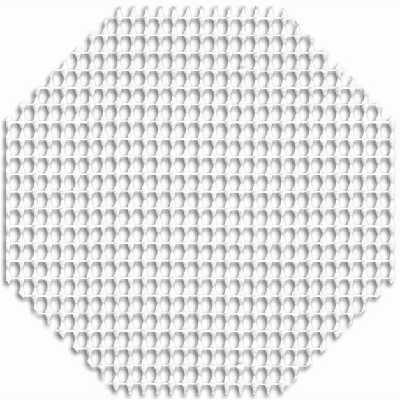 Unique Loom Anti-Slip All Surface Slim Indoor Use Rug Pad (6' 1" Octagon)