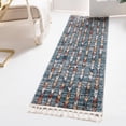 thumbnail image 1 of Unique Loom Aramis Collection Area Rug - Aras (2' 7" x 13' Runner Blue/Beige), 1 of 7