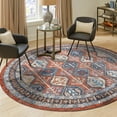 thumbnail image 1 of Unique Loom Aramis Collection Area Rug - Conner (10' Round Rust Red/Brown), 1 of 6