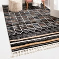 thumbnail image 1 of Unique Loom Aramis Collection Area Rug - Gage (4' x 6' Rectangle Multi/Black), 1 of 7
