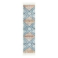 thumbnail image 1 of Unique Loom Aramis Collection Area Rug - Kavi (2' x 8' Runner Blue/Cream), 1 of 9