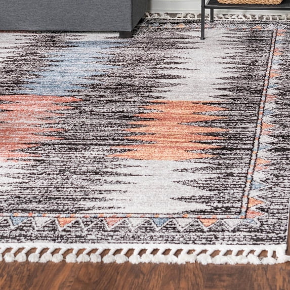 Unique Loom Aramis Collection Area Rug - Landon (10' Square Multi/Beige)