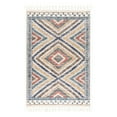 thumbnail image 1 of Unique Loom Aramis Collection Area Rug - Rio (4' x 6' Rectangle Blue/Cream), 1 of 9