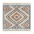 thumbnail image 1 of Unique Loom Aramis Collection Area Rug - Rio (7' 10" Square Blue/Cream), 1 of 9