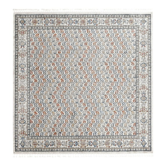 Unique Loom Aramis Collection Area Rug - Solal (12' Square Multi/Cream)