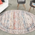 thumbnail image 1 of Unique Loom Aramis Collection Area Rug - Tal (7' Round Multi/Beige), 1 of 7
