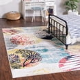 thumbnail image 1 of Unique Loom Ariel Collection Area Rug - Sun (6' x 9' Rectangle Multi/Black), 1 of 8