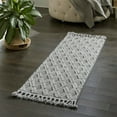thumbnail image 1 of Unique Loom Arlo Collection Area Rug - Derek (2' x 6' Runner Charcoal/Ivory), 1 of 6