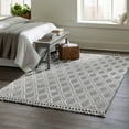 thumbnail image 1 of Unique Loom Arlo Collection Area Rug - Derek (5' 3" x 8' Rectangle Charcoal/Ivory), 1 of 7