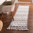 thumbnail image 1 of Unique Loom Arlo Collection Area Rug - JJ (2' x 8' Runner Charcoal/Ivory), 1 of 7