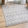 thumbnail image 1 of Unique Loom Arlo Collection Area Rug - Lenny (4' x 6' Rectangle Gray/Ivory), 1 of 7