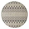 thumbnail image 1 of Unique Loom Arlo Collection Area Rug - Lenny (5' 3" Round Charcoal/Ivory), 1 of 8