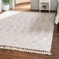 thumbnail image 1 of Unique Loom Arlo Collection Area Rug - Lenny (7' 10" Square Sandy Beige/Beige), 1 of 7