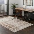 thumbnail image 1 of Unique Loom Hermitage Collection Area Rug - Armor (7' 10" x 11' 6" Rectangle Chocolate Brown/Black), 1 of 6