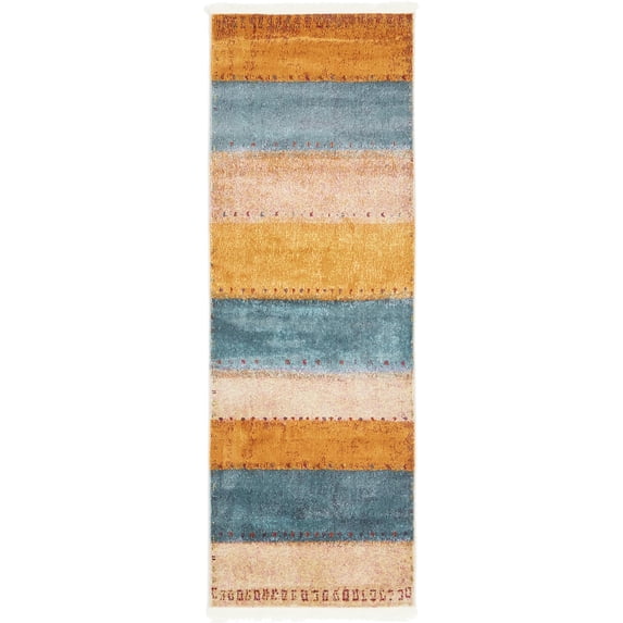 Unique Loom Ashdown Canyon Contemporary Distressed Area Rug or Runner