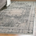 thumbnail image 1 of Unique Loom Asheville Collection Area Rug - Rockwell (8' x 10' Rectangle Gray/Beige), 1 of 10