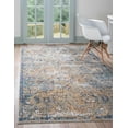 thumbnail image 1 of Unique Loom Assisi Augustus Rug , 7' 1" x 10' 0" ,Light Blue, 1 of 9