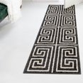 thumbnail image 1 of Unique Loom Athens Collection Area Rug - Greek Key (2' x 6' 1" Runner Black/Beige), 1 of 7