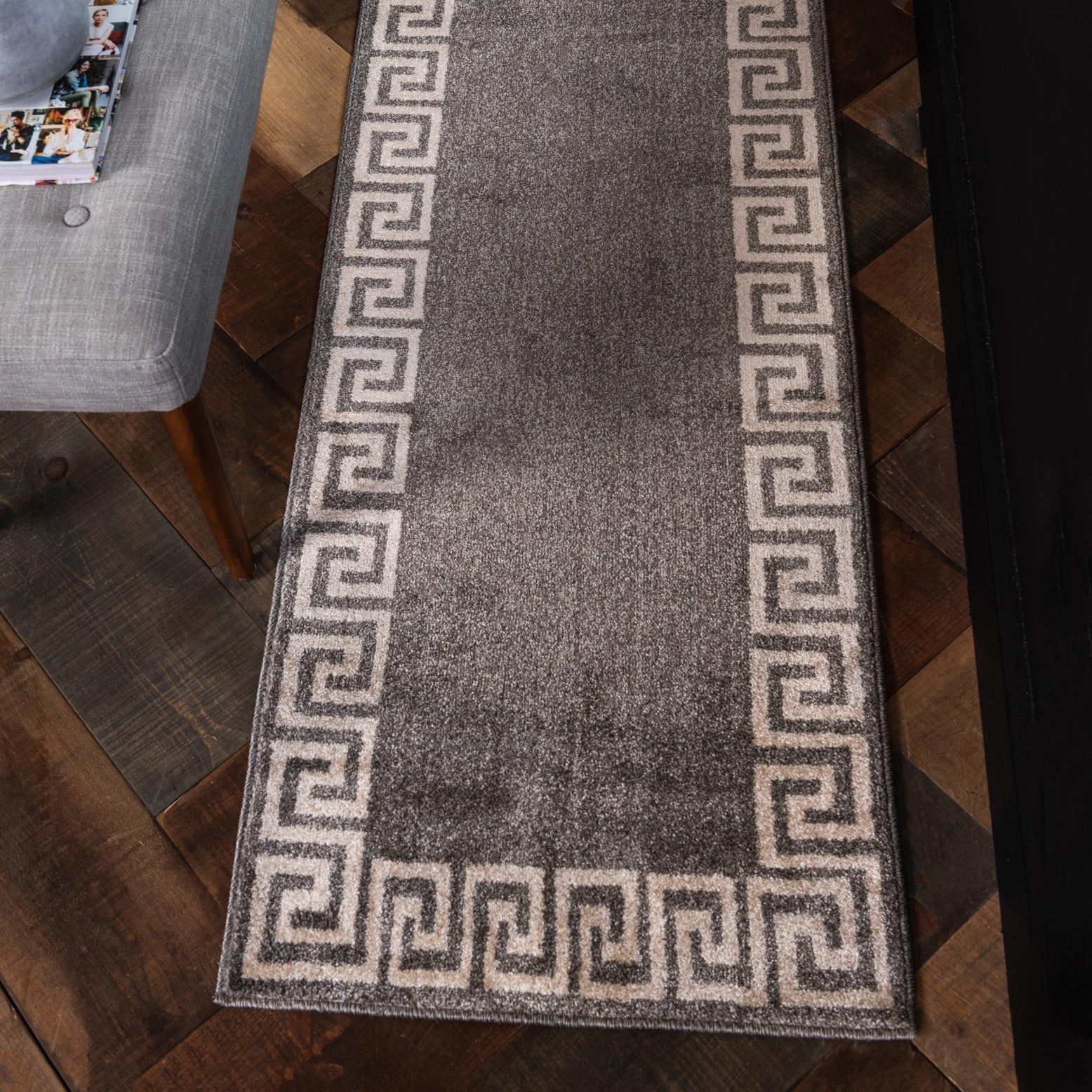 Unique Loom Athens Collection Area Rug - Modern (2' x 6' 1