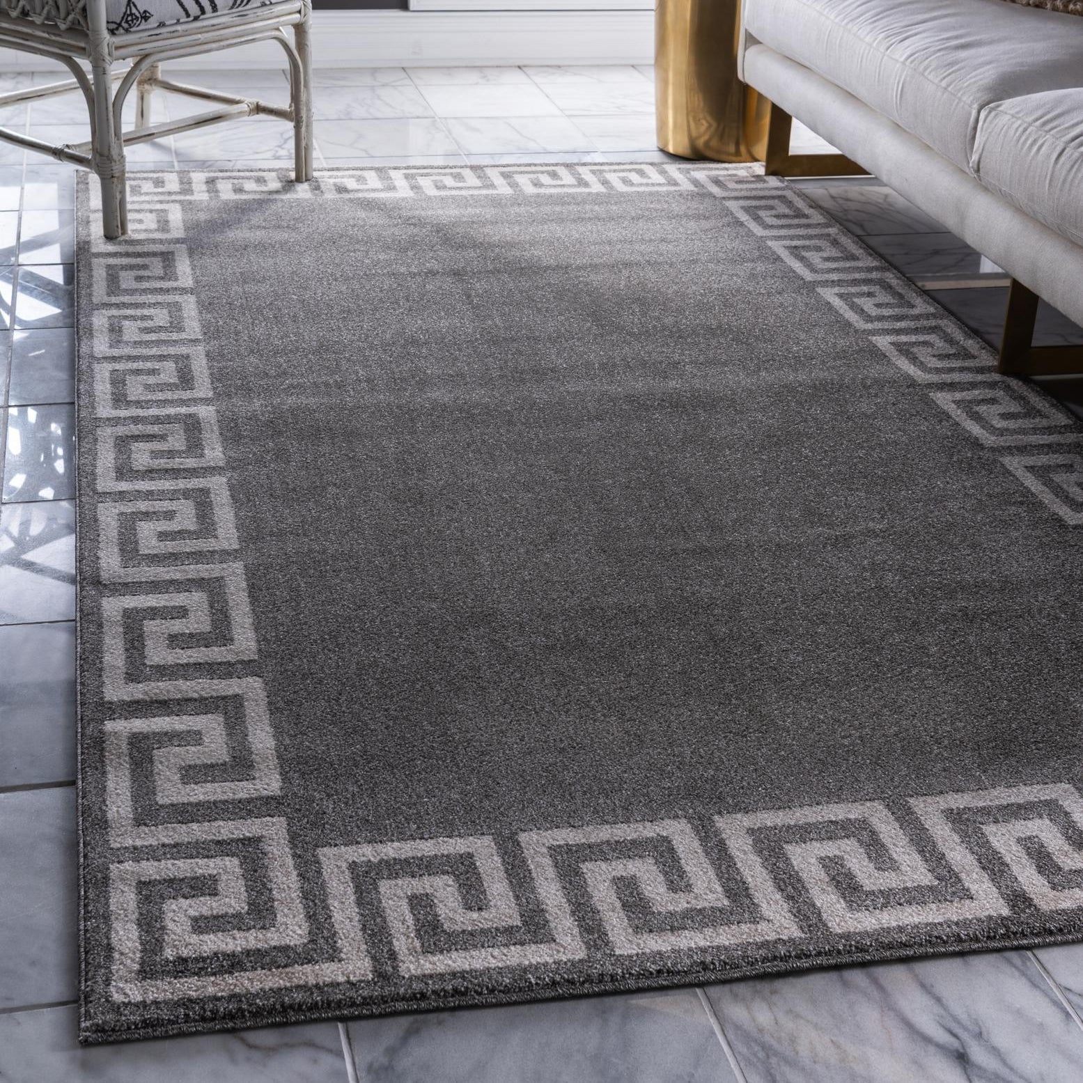 Unique Loom Athens Collection Area Rug - Modern (9' x 12' 2