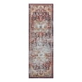 thumbnail image 1 of Unique Loom Augustus Collection Area Rug - Turin (2' 2" x 6' 9" Runner Rust Red/Blue), 1 of 10