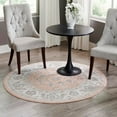 thumbnail image 1 of Unique Loom Aurelia Collection Area Rug - Hadrian (3' Round Rose/Gray), 1 of 7