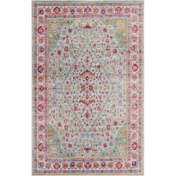 Unique Loom Austin Rectangular Traditional Area Rugs, Red