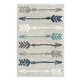 thumbnail image 1 of Unique Loom Autumn Collection Area Rug - Arrow (2' x 3' 1" Rectangle Light Gray/Black), 1 of 9