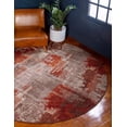 thumbnail image 1 of Unique Loom Autumn Collection Area Rug - Cinnamon (8' Round Multi/Beige), 1 of 7