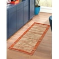 thumbnail image 1 of Unique Loom Autumn Collection Area Rug - Foilage (2' x 6' 1" Runner Beige/Terracotta), 1 of 7