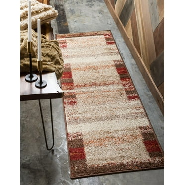 Unique Loom Autumn Collection Area Rug - Maple (2' x 6' 1" Runner Beige/Brown)