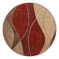 thumbnail image 1 of Unique Loom Autumn Collection Area Rug - Plantation (5' 3" Round Multi/Beige), 1 of 8