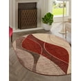 thumbnail image 1 of Unique Loom Autumn Collection Area Rug - Plantation (7' 10" x 10' Oval Multi/Beige), 1 of 7