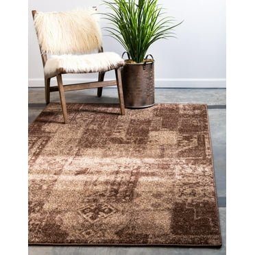 Unique Loom Autumn Collection Area Rug - Plymouth (2' x 3' 1" Rectangle Brown/Beige)