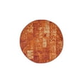 thumbnail image 1 of Unique Loom Autumn Collection Area Rug - Plymouth (3' 1" Round Terracotta/Burgundy), 1 of 10