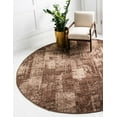 thumbnail image 1 of Unique Loom Autumn Collection Area Rug - Plymouth (3' 3" Round Brown/Beige), 1 of 7