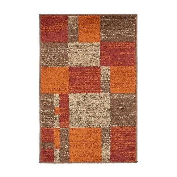 Unique Loom Autumn Collection Area Rug - Providence (2' x 3' 1" Rectangle Multi/Beige)