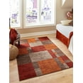 thumbnail image 1 of Unique Loom Autumn Collection Area Rug - Providence (5' 3" x 8' Rectangle Multi/Beige), 1 of 7