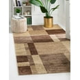 thumbnail image 1 of Unique Loom Autumn Collection Area Rug - Providence (9' x 12' 2" Rectangle Light Brown/Brown), 1 of 7
