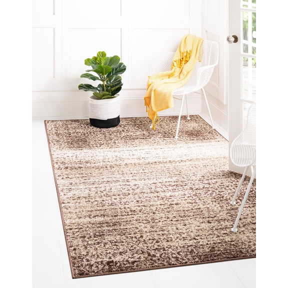 Unique Loom Autumn Collection Area Rug - Traditions (5' 1" x 8' Rectangle Beige/Brown)
