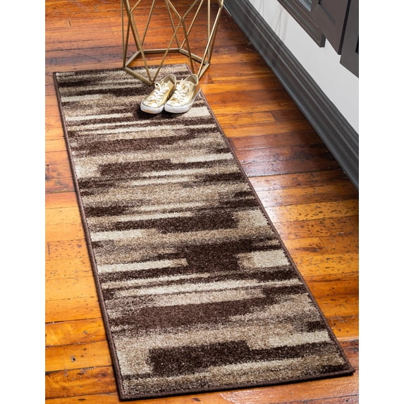 Unique Loom Autumn Collection Area Rug - Wheat (2' 7" x 10' Runner Brown/Beige)